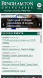 Mobile Screenshot of binghamton.edu